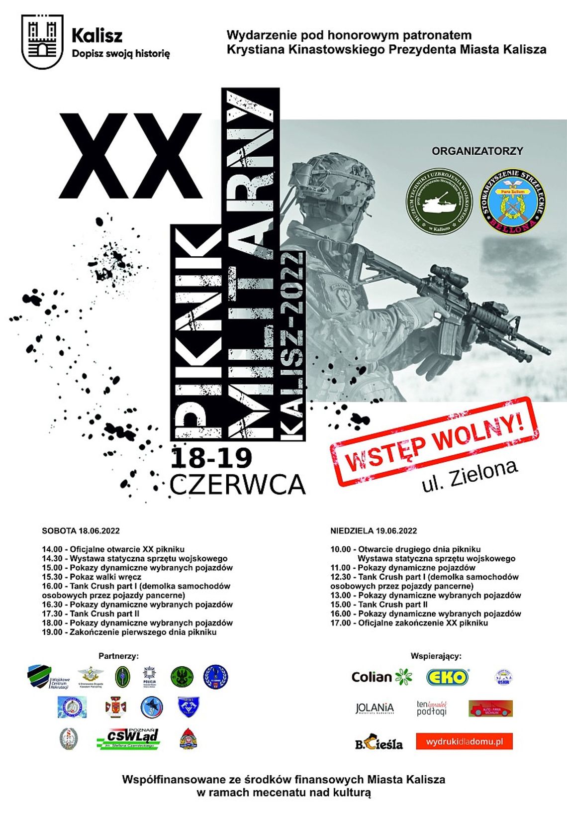 Demolka aut i pokazy broni. Zbliża się 20 Piknik Militarny