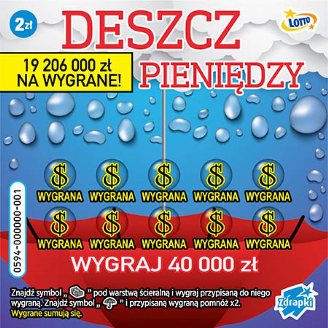 „Deszcz pieniędzy” dla gracza  z Kalisza. Wydrapał sobie niezłą sumkę