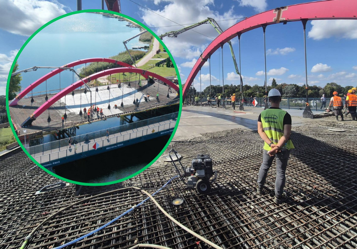 Długi na 64 metry. „Betonowanie ustroju niosącego”