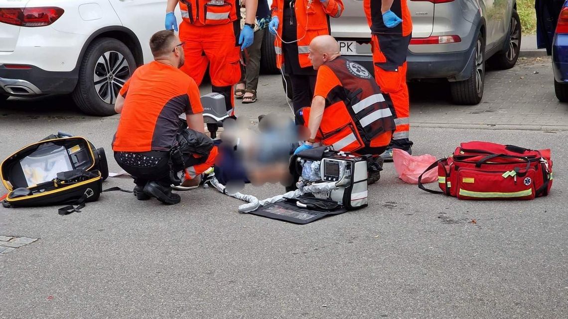 Dramat przy targowisku 3 Maja. Nie udało się uratować mężczyzny