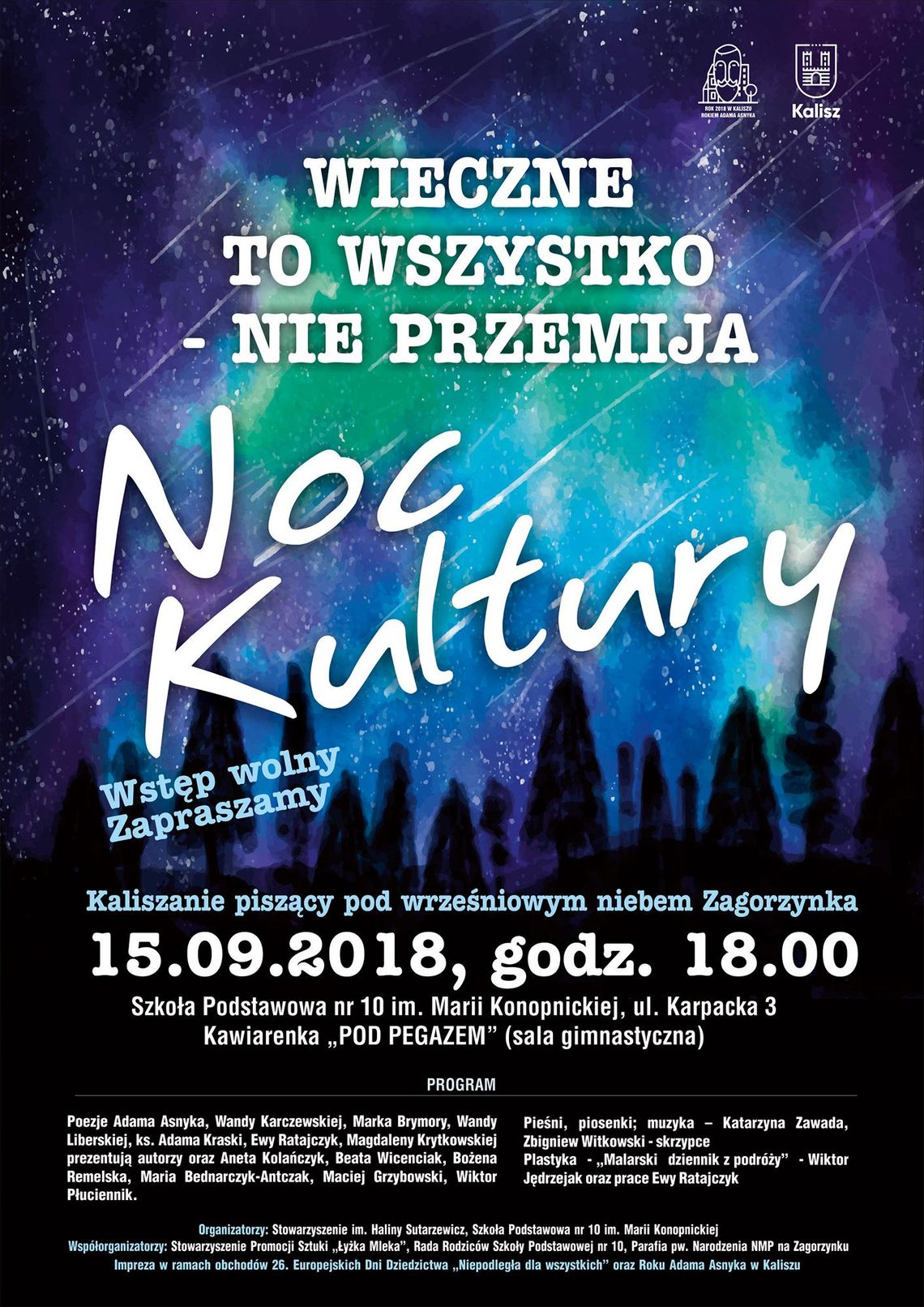 Druga sobotnia noc kultury. Kaliszanie piszący pod wrześniowym niebem Zagorzynka