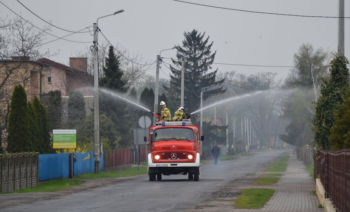 Dyngus od strażaków - na szczęście