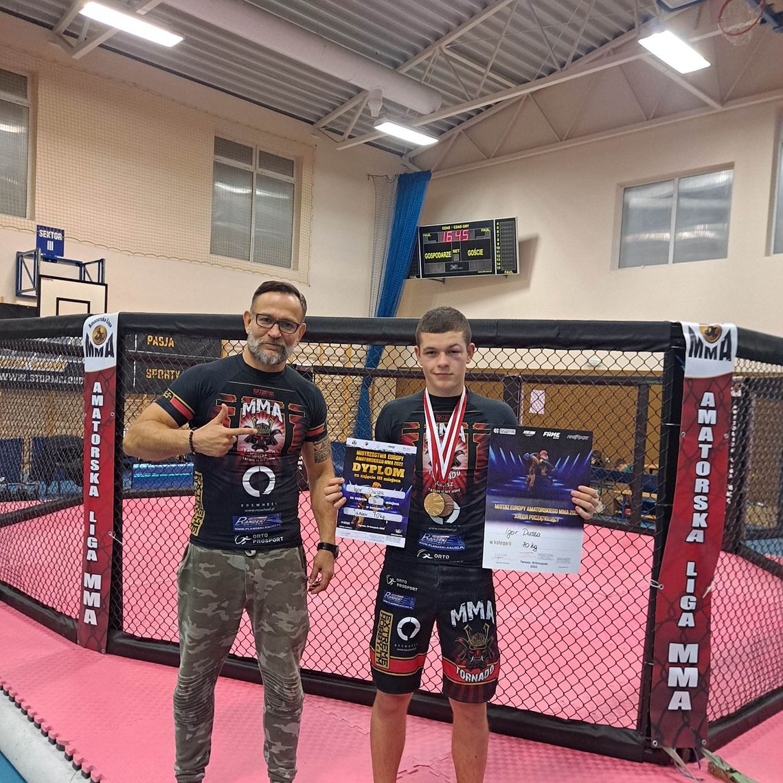 Europejski mistrz. Sukces Igora Duszy z MMA Tornado Kalisz