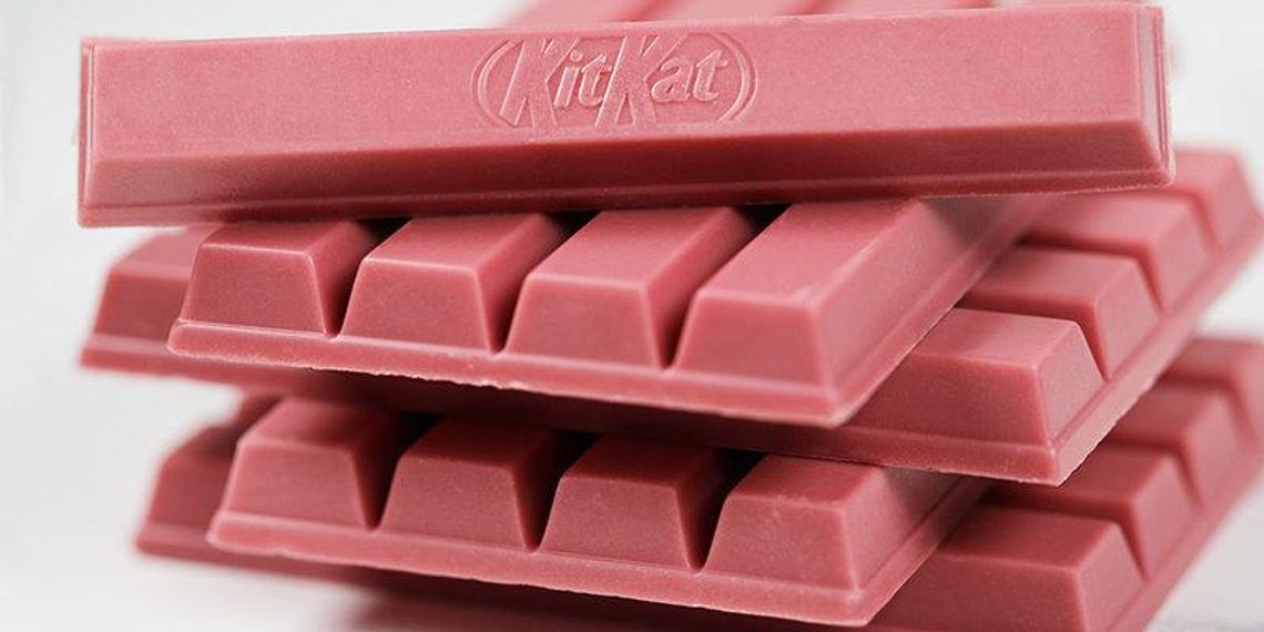 Forma Nestlé wypuścił na rynek KIT KAT Ruby – pierwszy na świecie baton z czekoladą rubinową