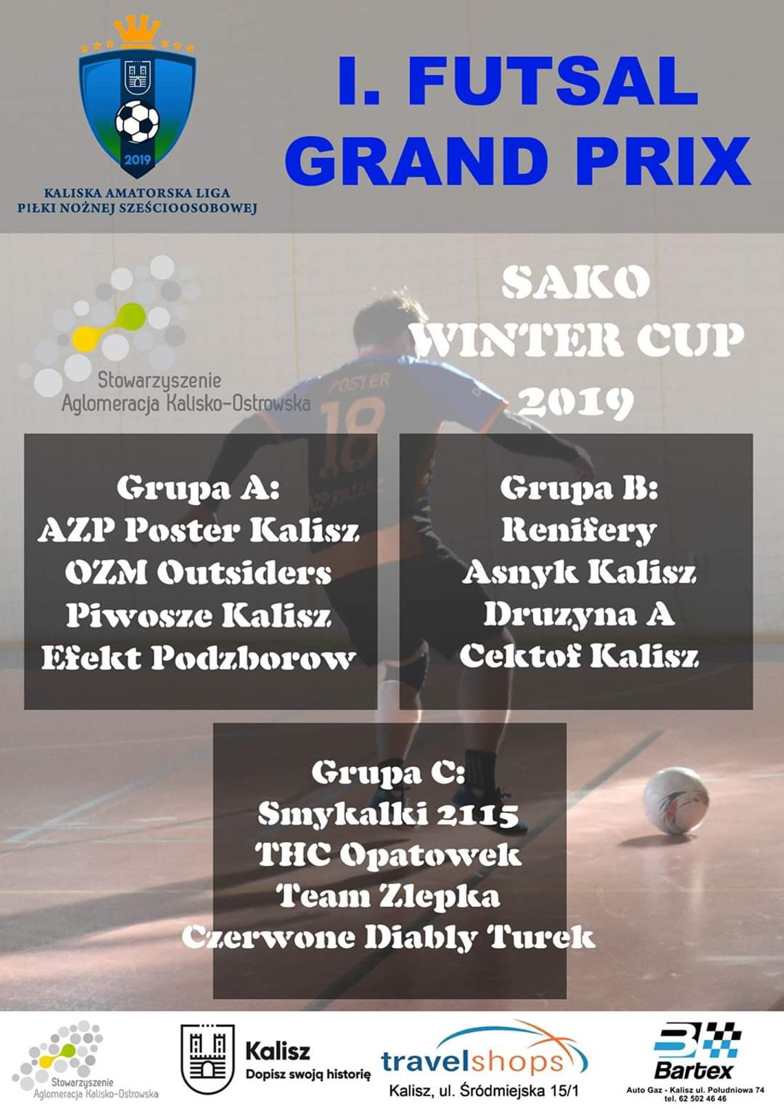 Futsal w Opatówku. W sobotę SAKO Winter Cup 2019