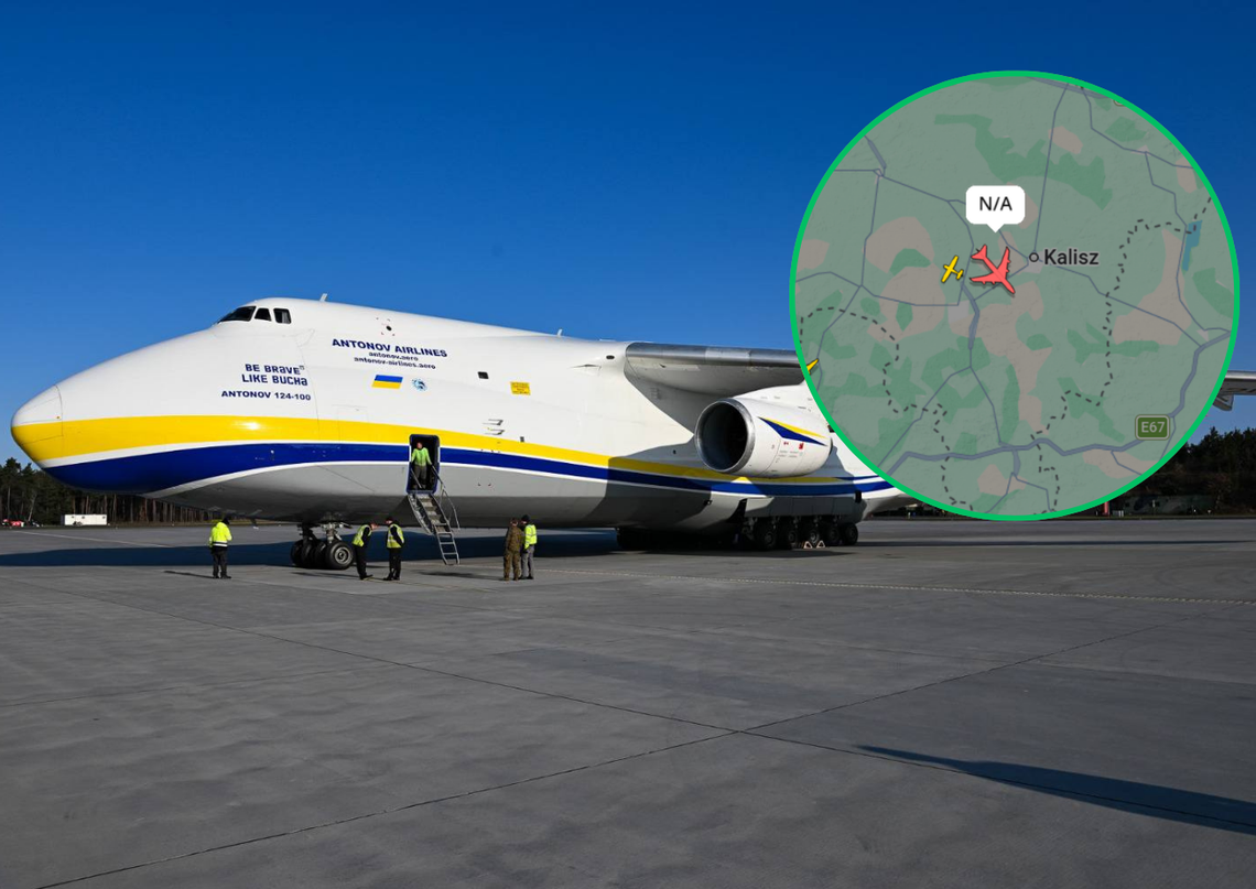 Gigantyczny samolot nad Kaliszem. „Historyczny moment”