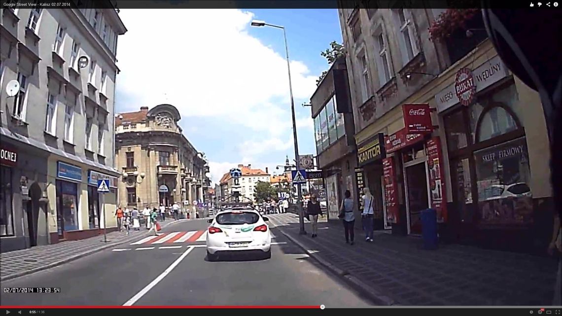 Google Street View aktualizuje Kalisz WIDEO