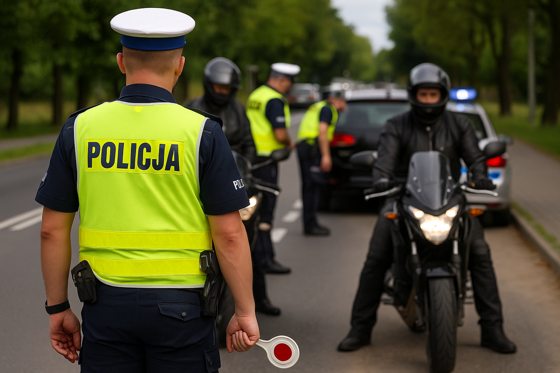 Hańba dla służby. Policjant po alkoholu wiózł dziecko na motocyklu