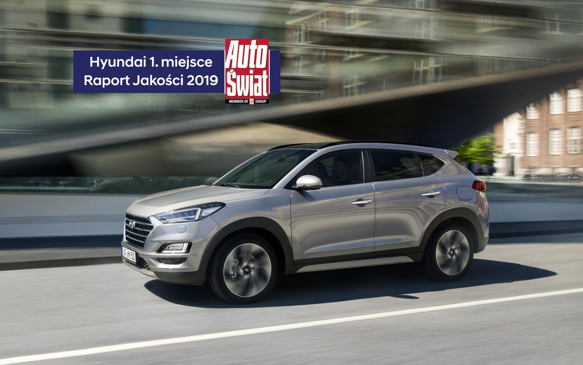 Hyundai nr 1 w Raporcie Jakości tygodnika Auto Świat  (nr 5, 28 stycznia 2019) drugi raz z rzędu