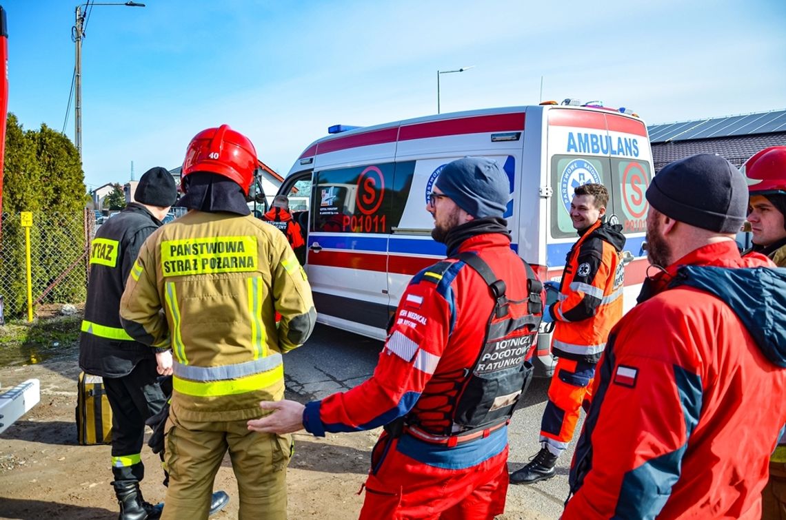 Interwencja policji, straży i LPR-u. A mężczyzna odmówił pomocy!