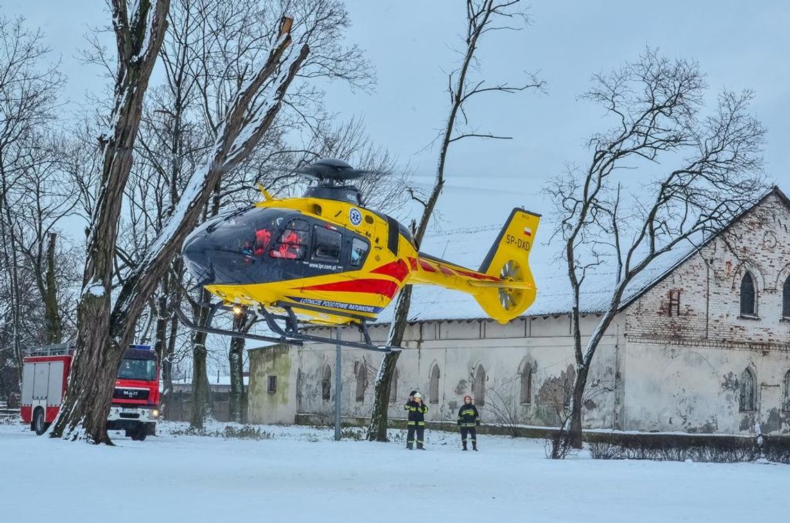 Jaraczewo: helikopter LPR lądował w parku ZDJĘCIA