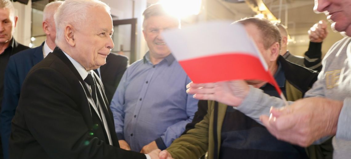 Jarosław Kaczyński w Kaliszu. ZMIANA MIEJSCA spotkania