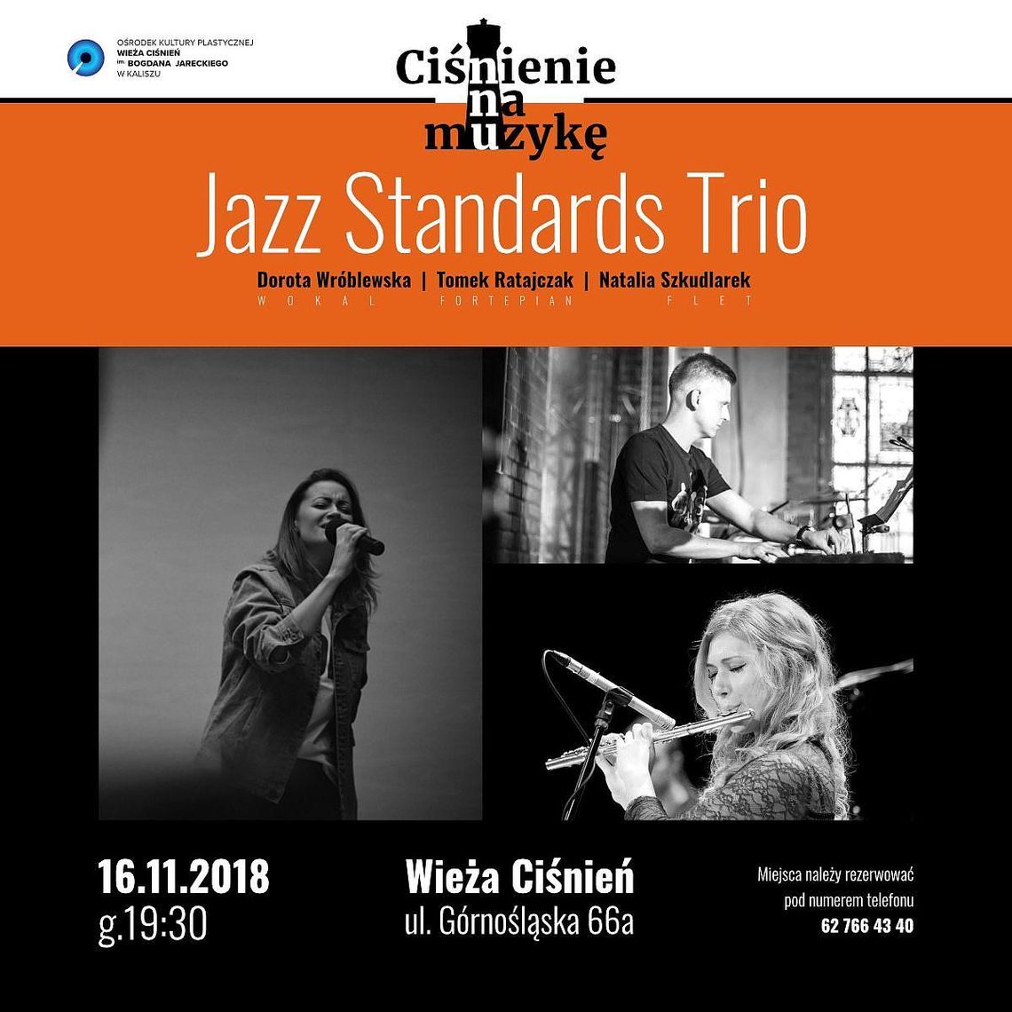 Jazz Standards Trio w Wieży Ciśnień