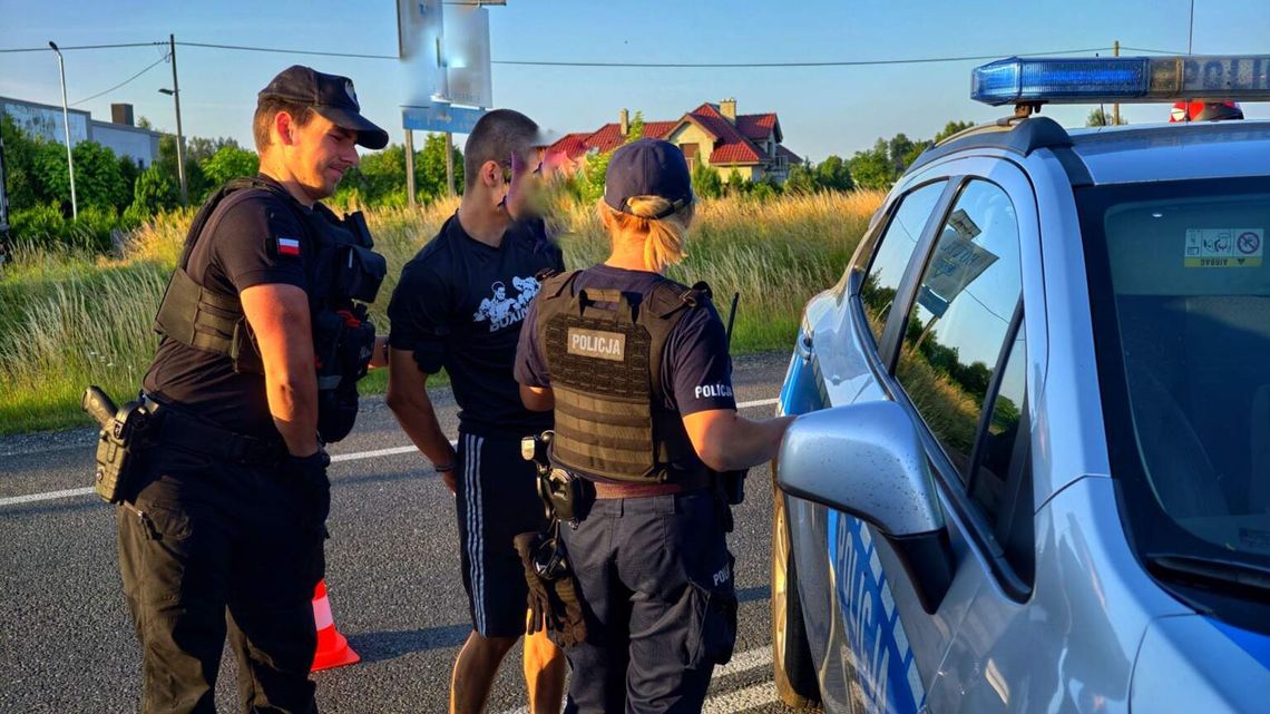 Jechali na Giełdę Kaliską. Plany pokrzyżował im 20-letni Ukrainiec