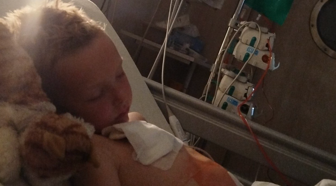 Jednego dnia bawił się z kolegami, następnego trafił na onkologię. Dramatyczna diagnoza 5-letniego Franka