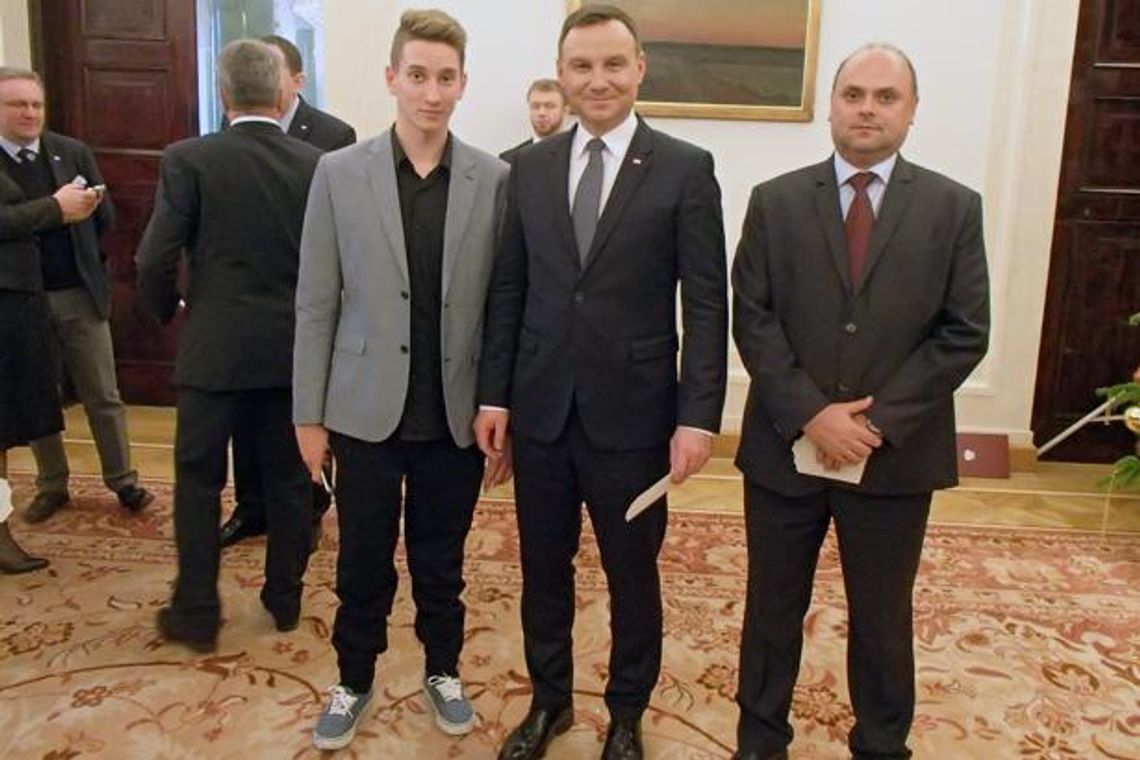 Kaliscy sportowcy na prezydenckim opłatku