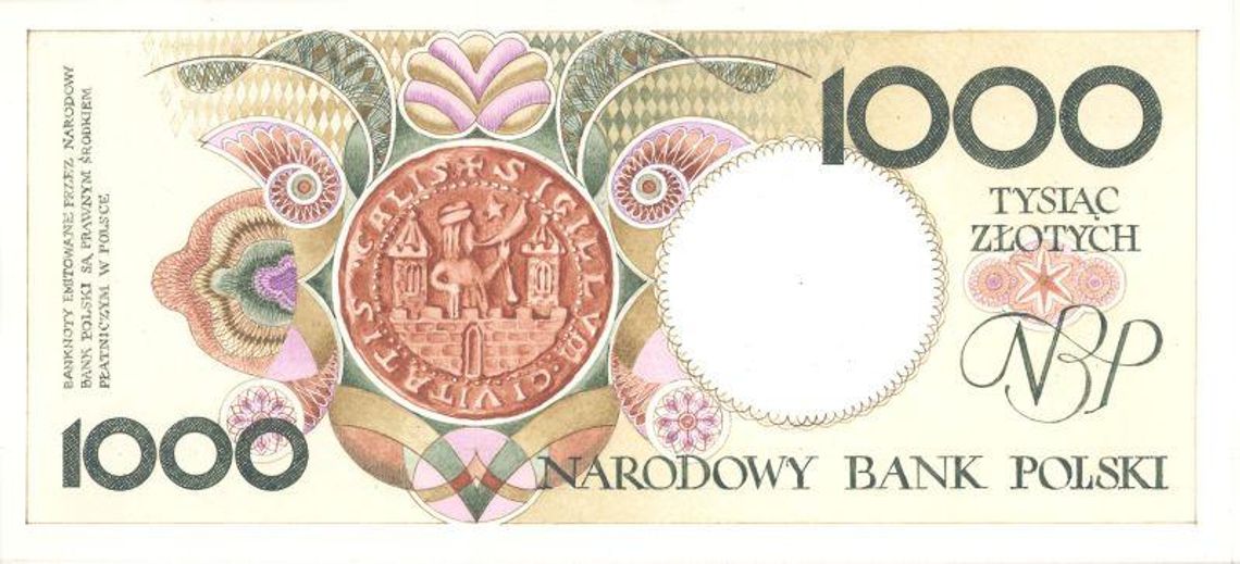 Kalisz na banknocie