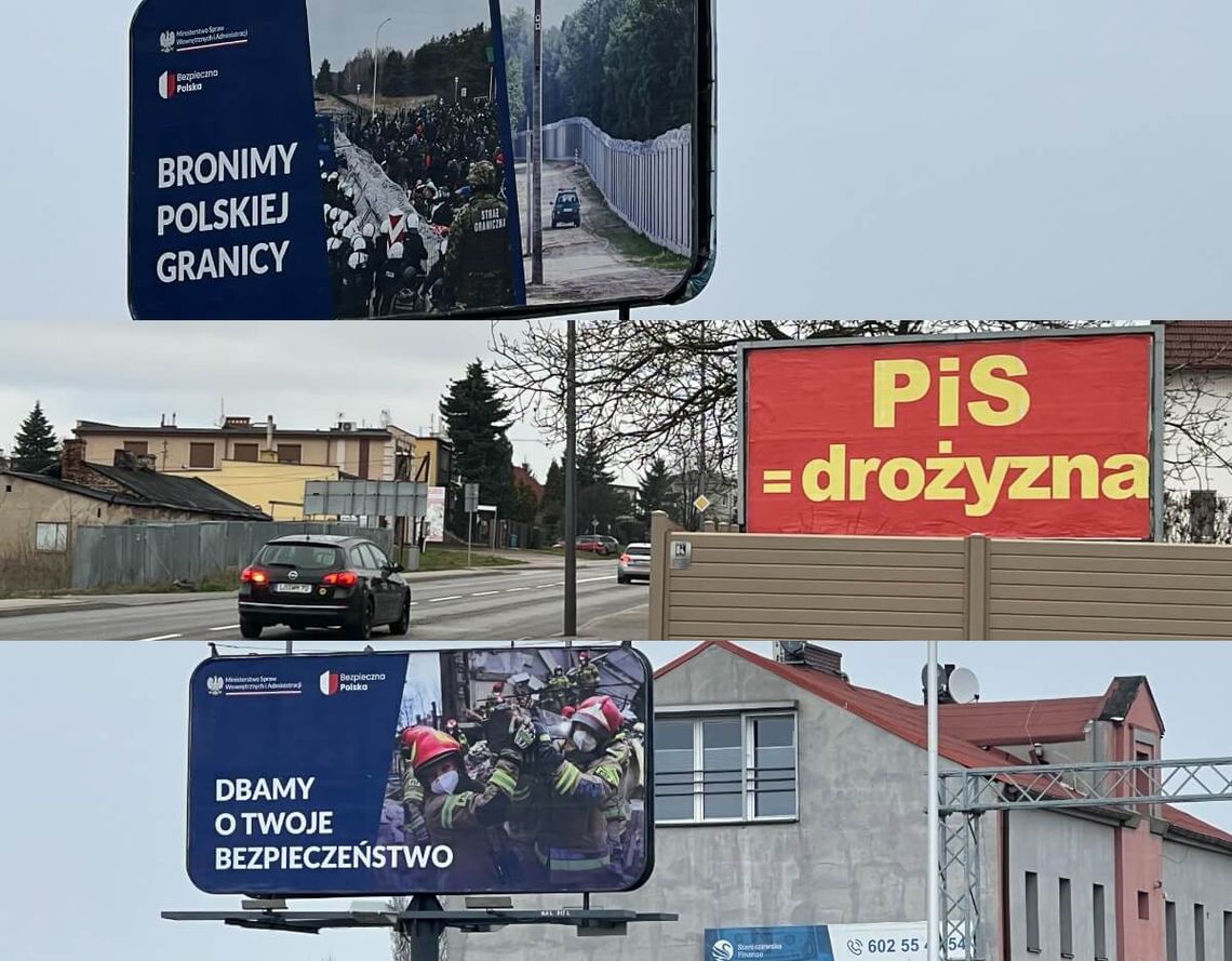 Kampanii jeszcze nie ma, ale walka billboardowa ruszyła