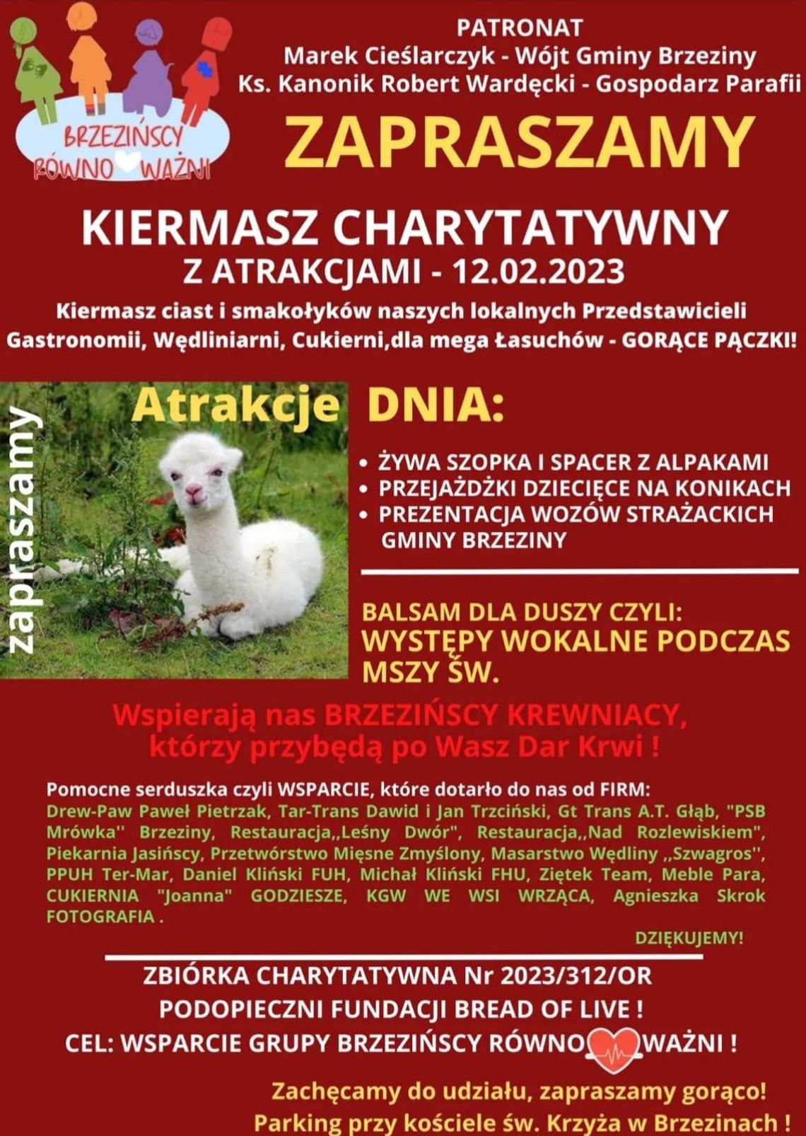 Kiermasz charytatywny w Brzezinach. Co będzie się działo?