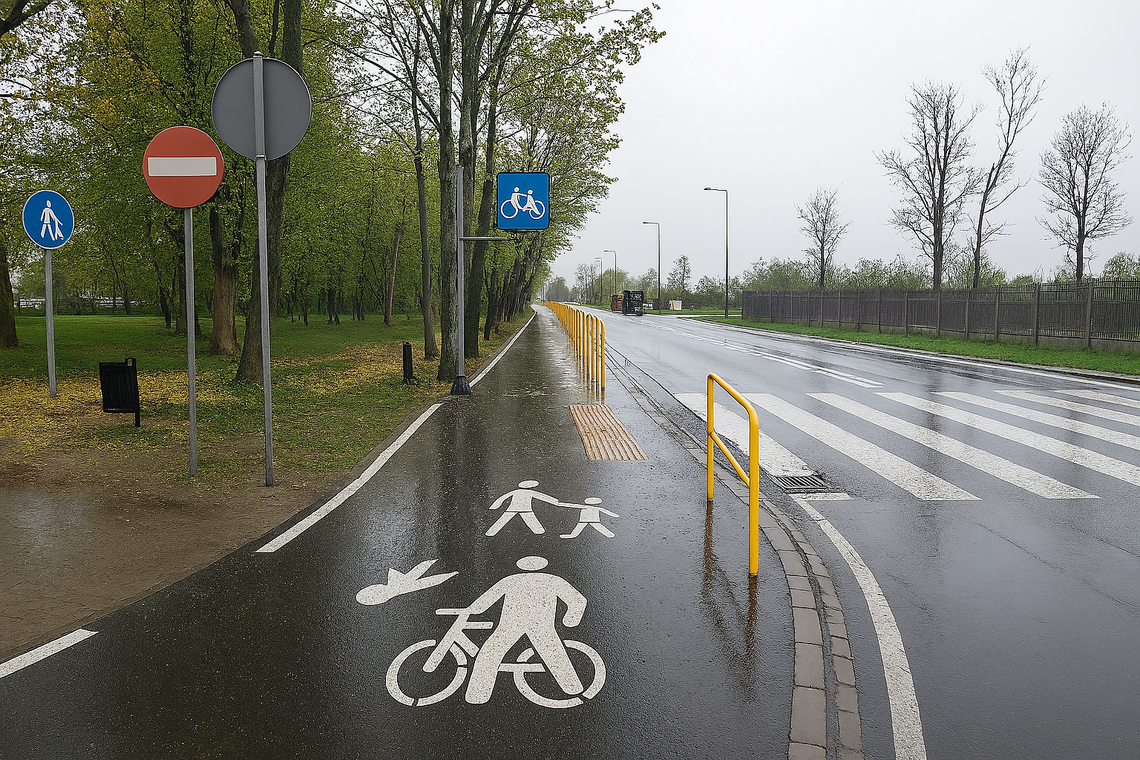 Kolejna „krajówka” ze ścieżką. To robota firmy z Kalisza