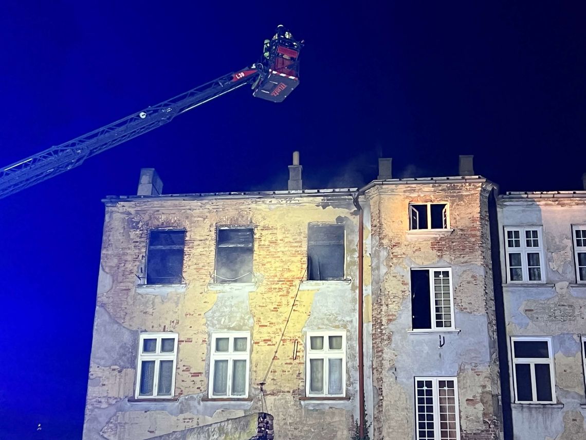 Kolejny pożar w centrum Kalisza. Zawinił stary piec?