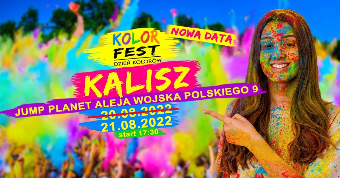 Kolor Fest Kalisz. Najbardziej kolorowa impreza już w tę niedzielę