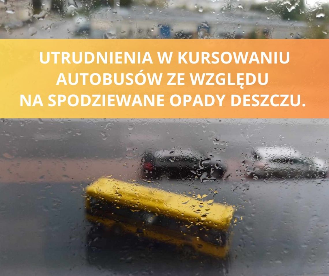 KOMUNIKAT KLA w sprawie ulew. Zmiany w kursach