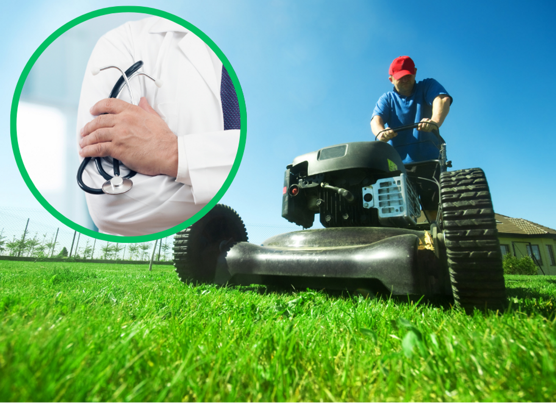 Kosi trawnik na L4. Masowa kontrola zwolnień lekarskich Kosi trawnik na L4. Masowa kontrola zwolnień lekarskich