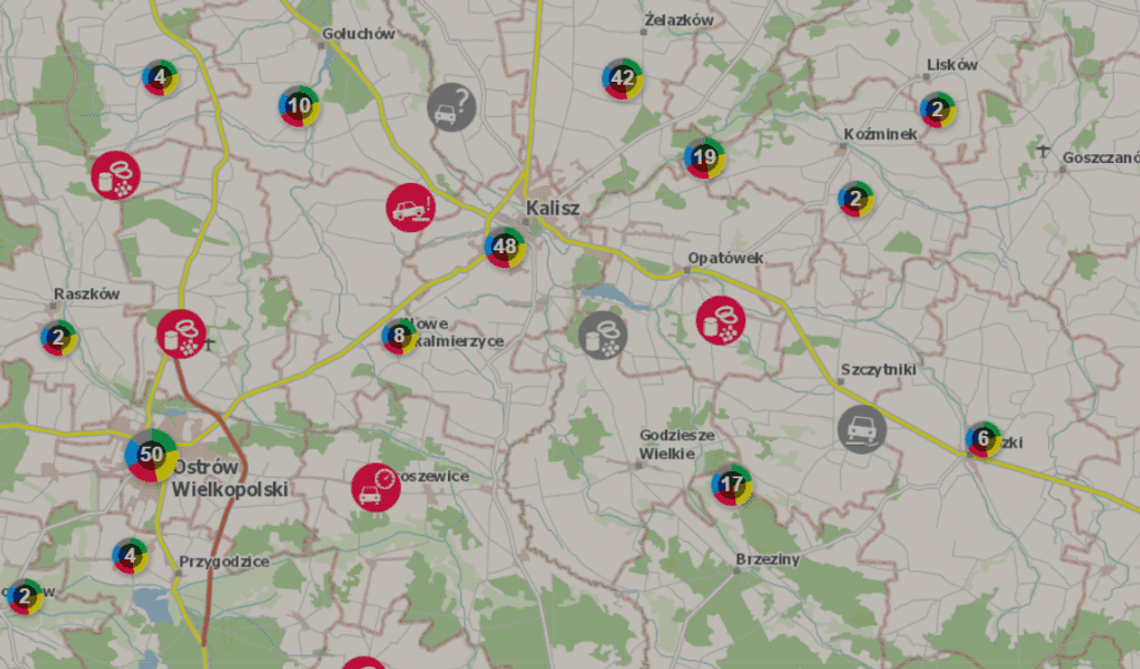 Krajowa Mapa Zagrożeń Bezpieczeństwa: na co kaliszanie najczęściej skarżą się policji?