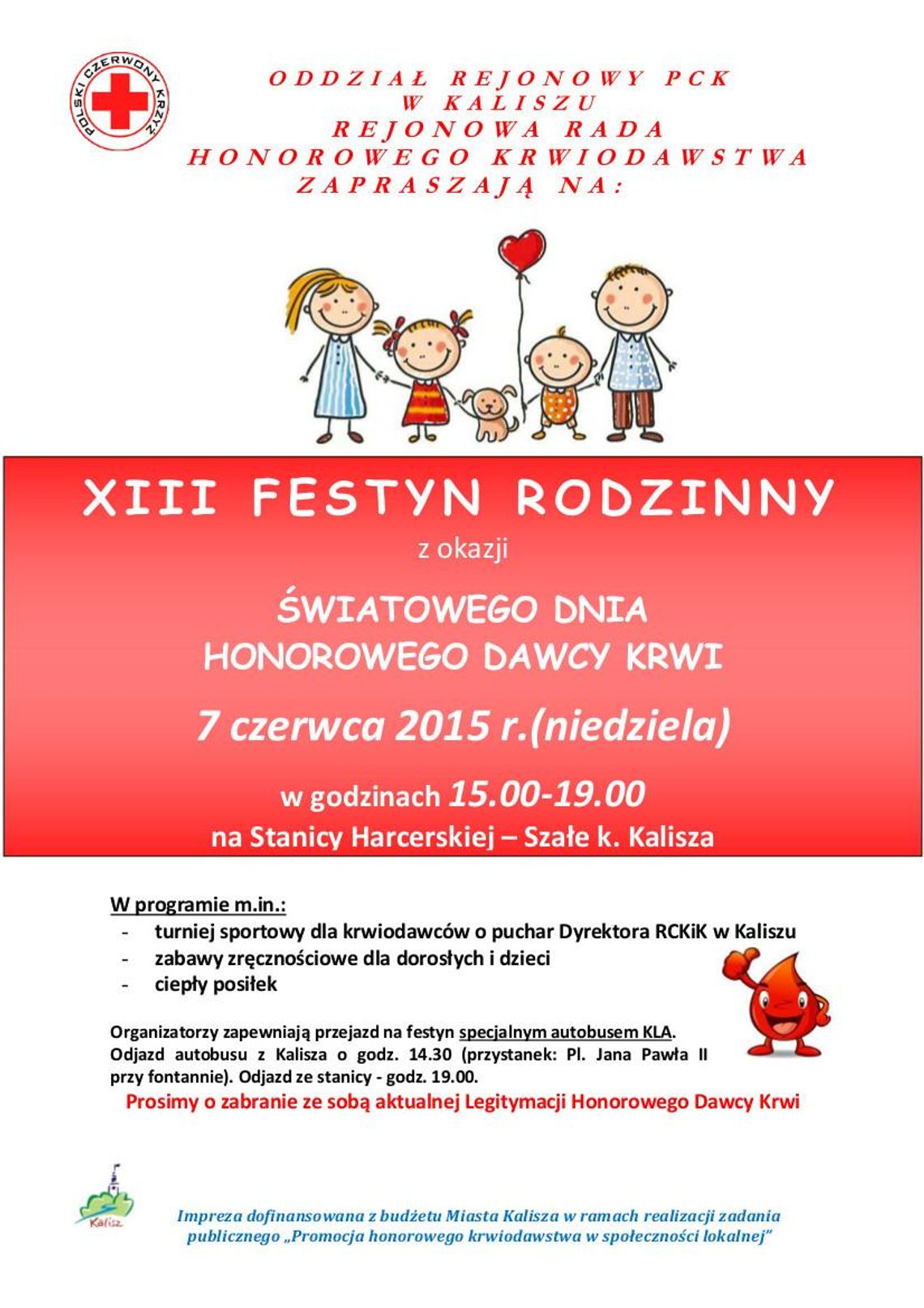 Krwiodawcy zapraszają na festyn