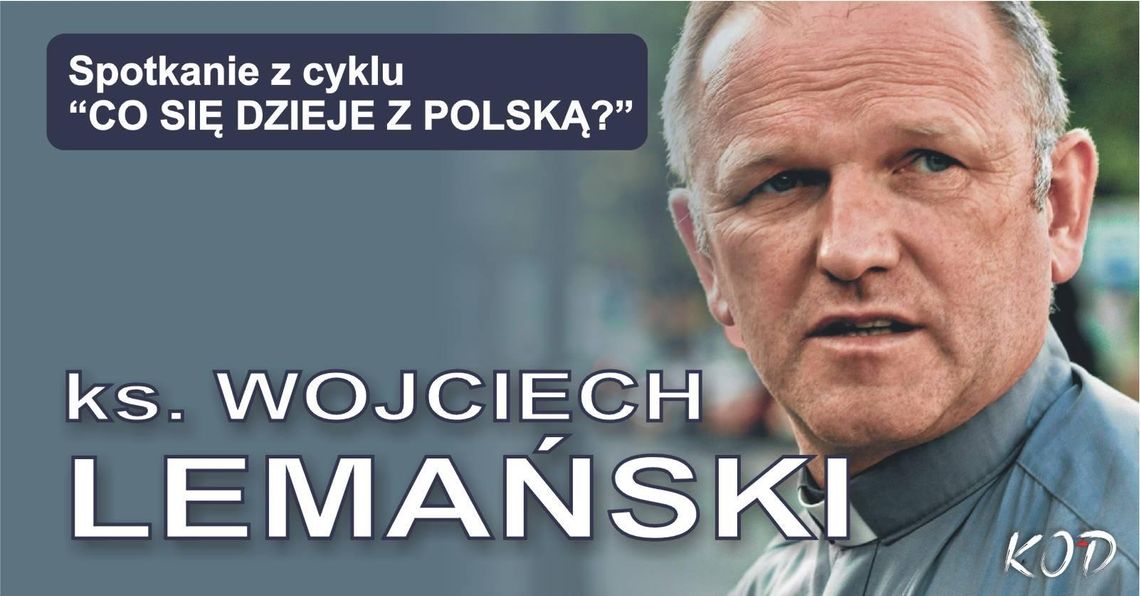 Ksiądz Wojciech Lemański w Kaliszu