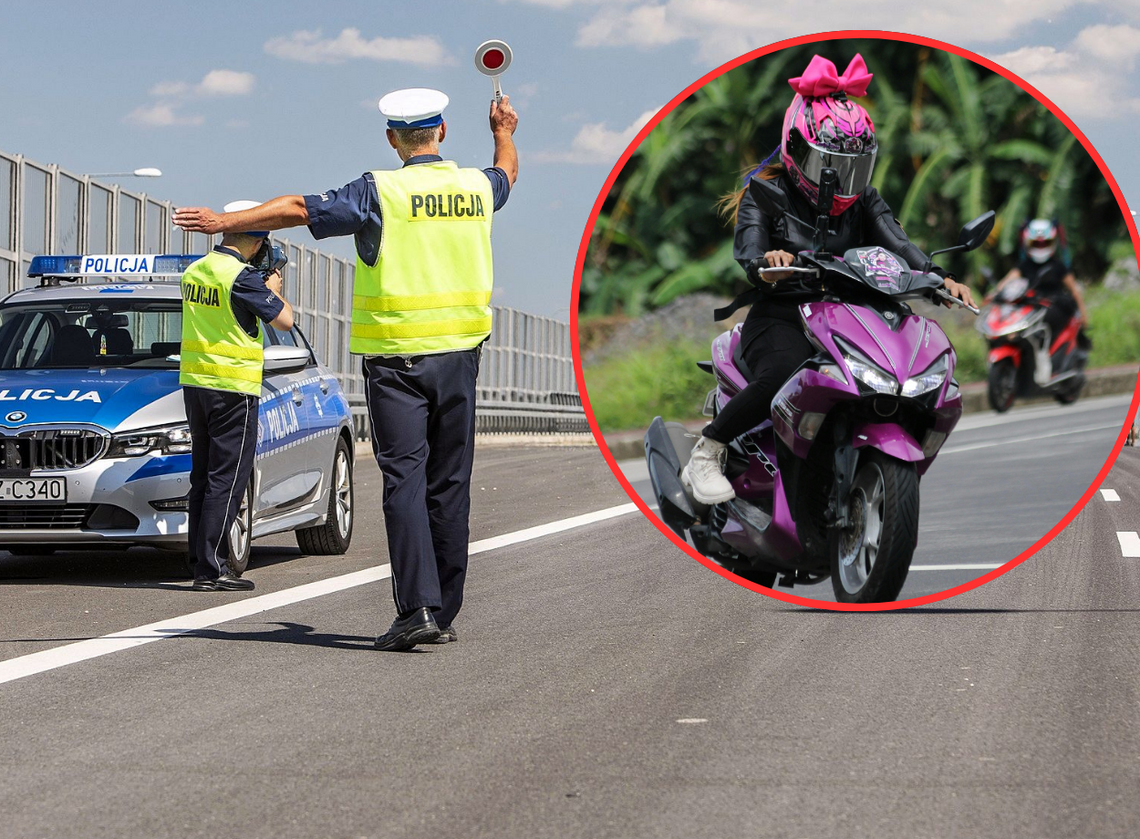 Lat kilkanaście, punktów kilkadziesiąt. Nastolatka na motorze