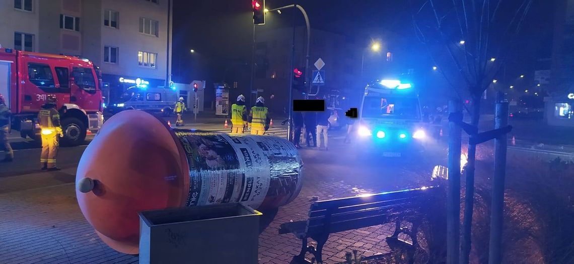 „Leciał jak strzała”. Wypadek na Górnośląskiej ZDJĘCIA