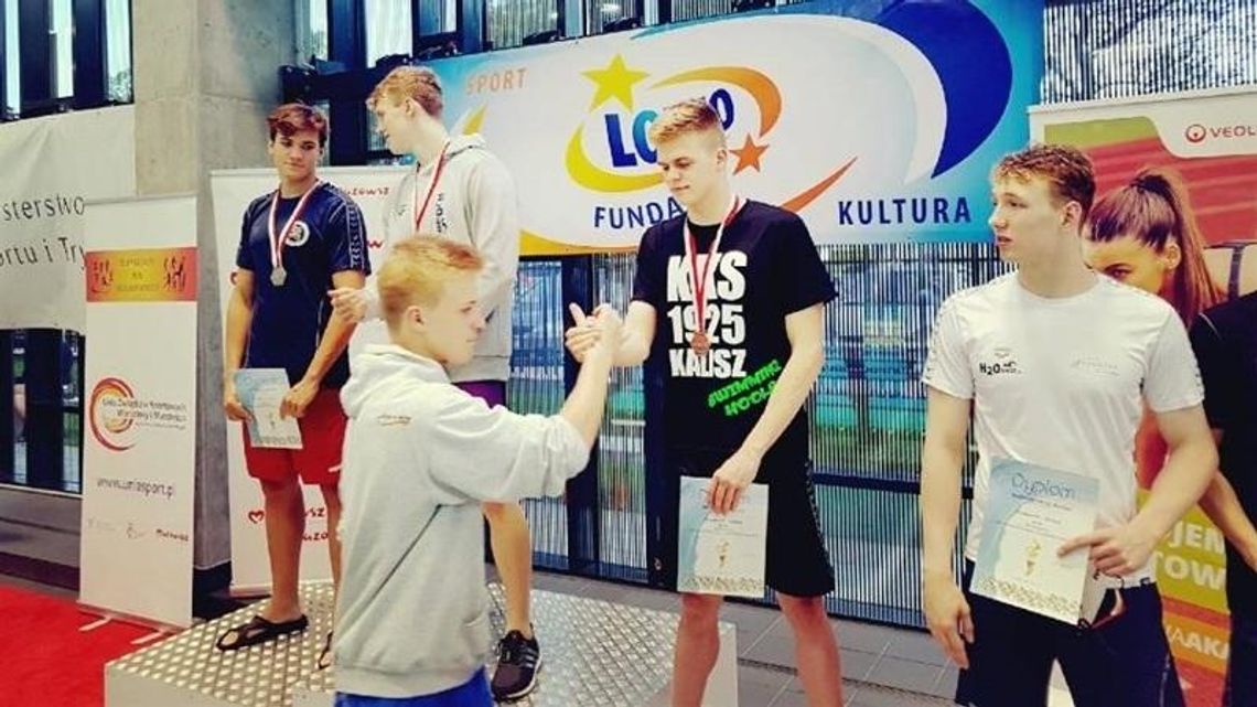 Lepszy od kadrowiczów. Kaliski pływak na podium Mistrzostw Polski