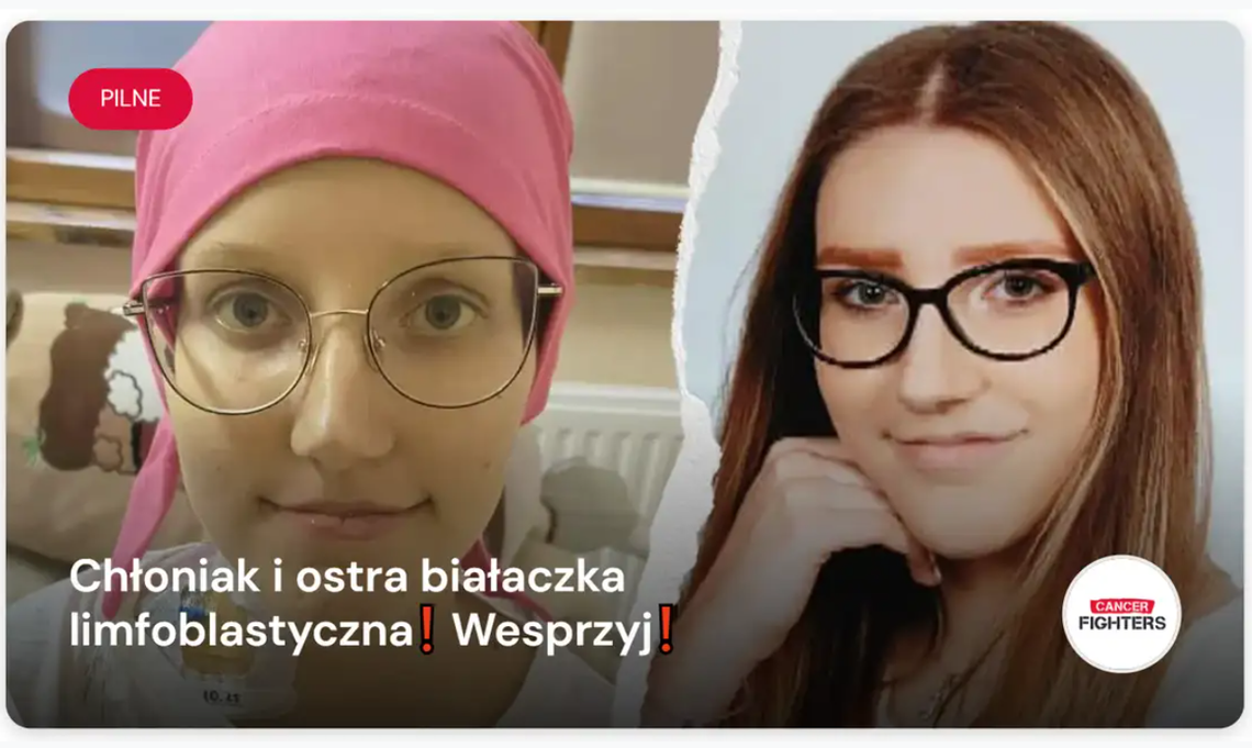 Ma tylko 18 lat i walczy z dwoma nowotworami. Charytatywny kiermasz dla Karoliny