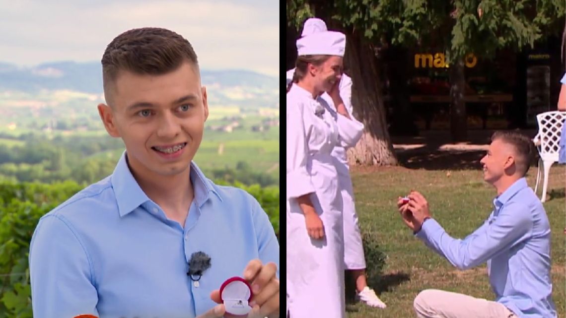 Mateusz ze Skarszewka znów w MasterChefie. Tym razem, by się oświadczyć!