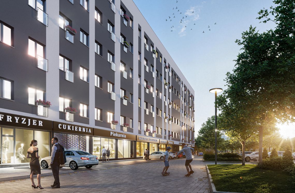 Mieszkania, usługi, restauracje. Tak zmienia się obiekt przy Złotej