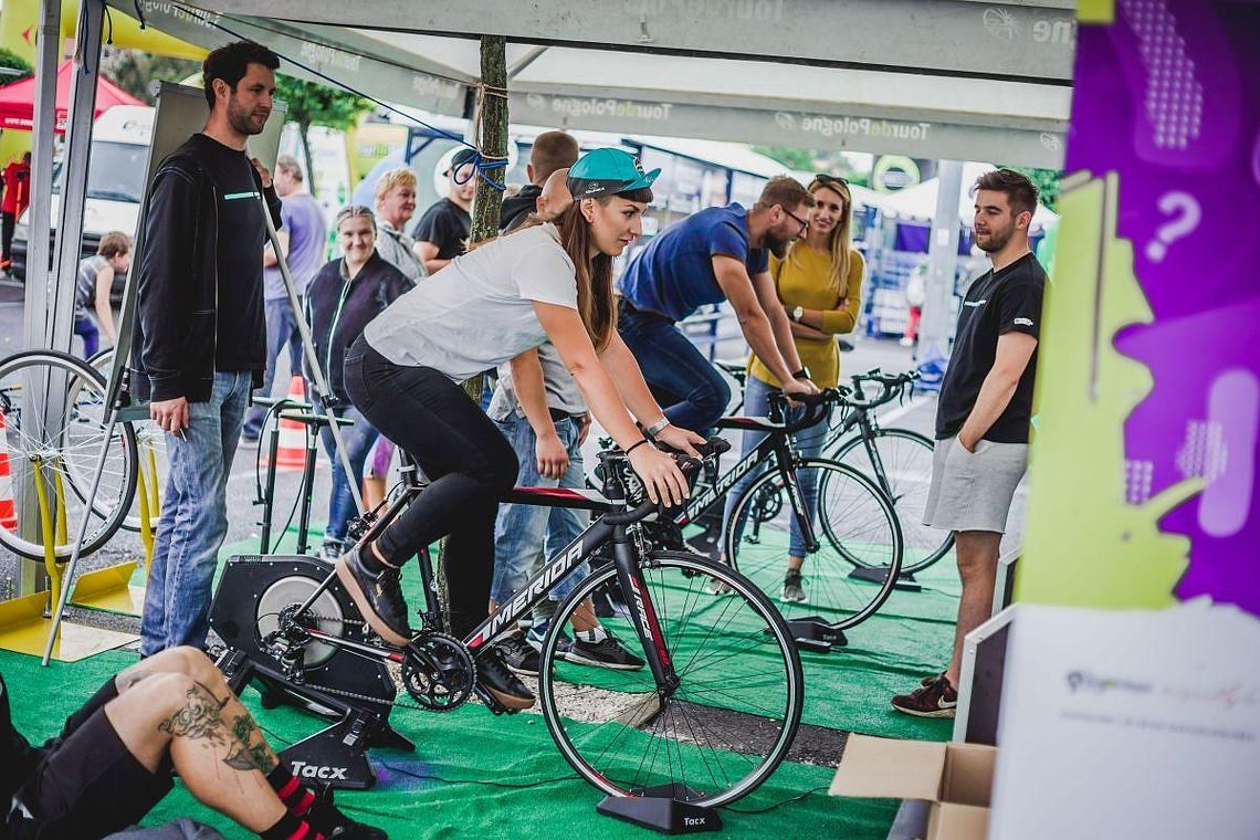 Mobilne muzeum Tour de Pologne w Kaliszu