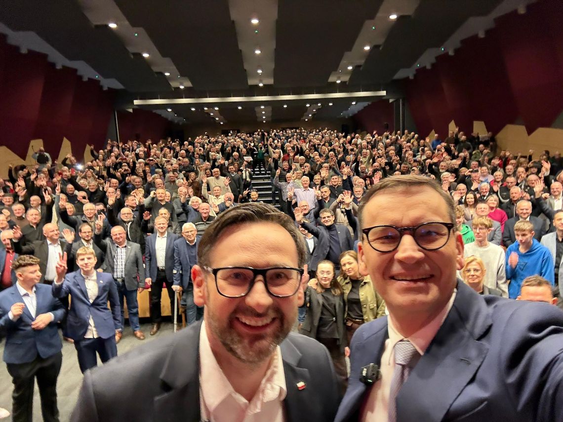 Morawiecki i Obajtek w Kaliszu. OTWARTE spotkanie