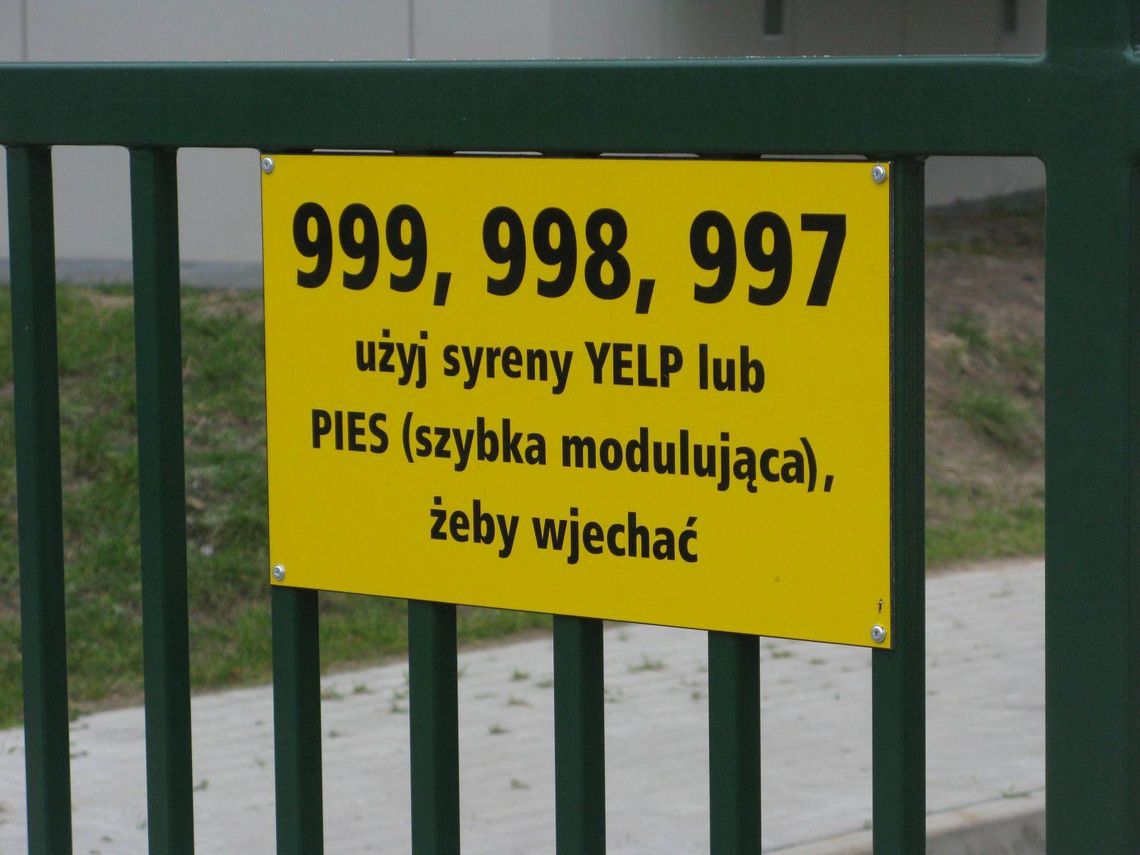 Na Dobrzecu szlabany nie powstrzymają służb ratunkowych. Otworzą się na dźwięk syreny alarmowej