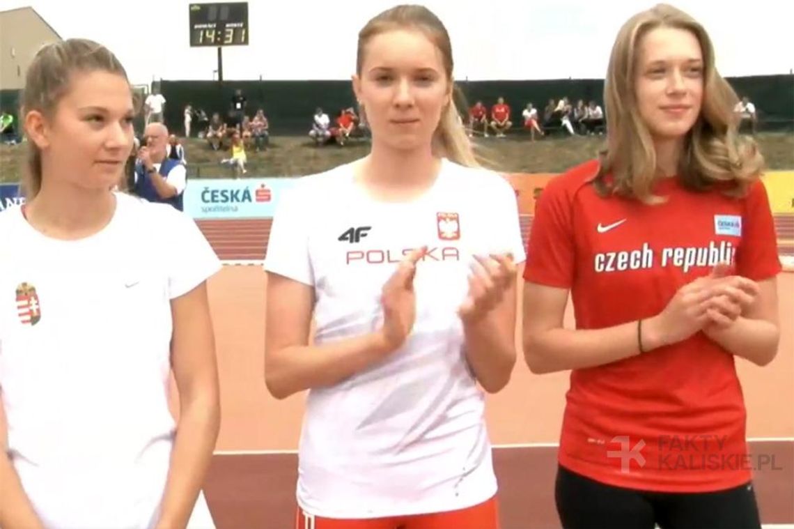 Na podium w Czechach. Patrycja Skoczylas reprezentowała Polskę w lekkoatletycznym meczu