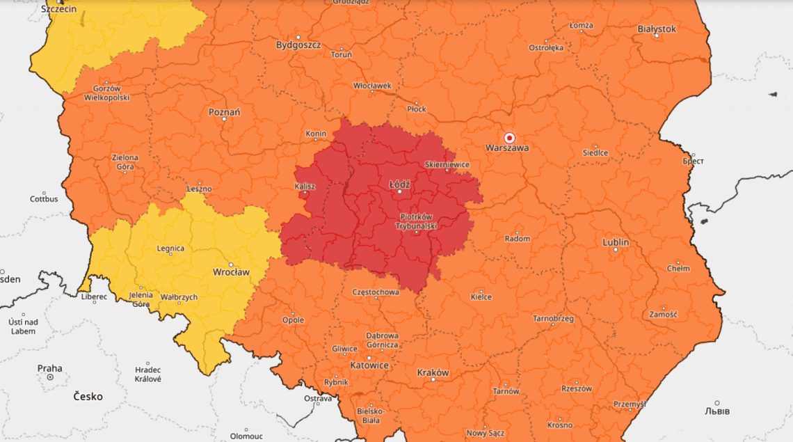 Nadciągają nawałnice? Czerwony alert dla Kalisza i powiatu!