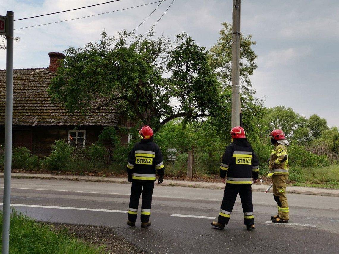 Nagła burza z ulewą przeszła nad regionem. Najwięcej interwencji w gminie Opatówek ZDJĘCIA