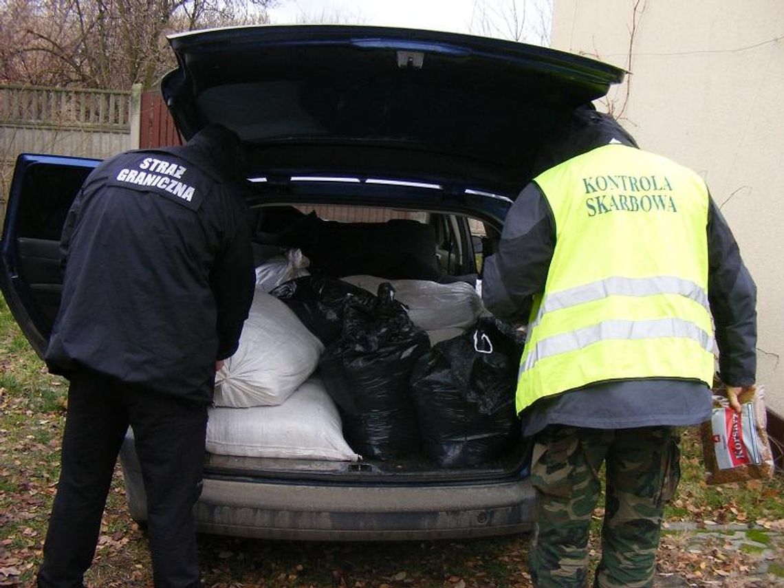 "Nalot" na nielegalną hurtownię tytoniu i alkoholu