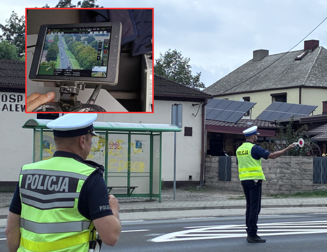Nalot na „wojewódzką”. Dron i nieoznakowane radiowozy Nalot na „wojewódzką”. Dron i nieoznakowane radiowozy