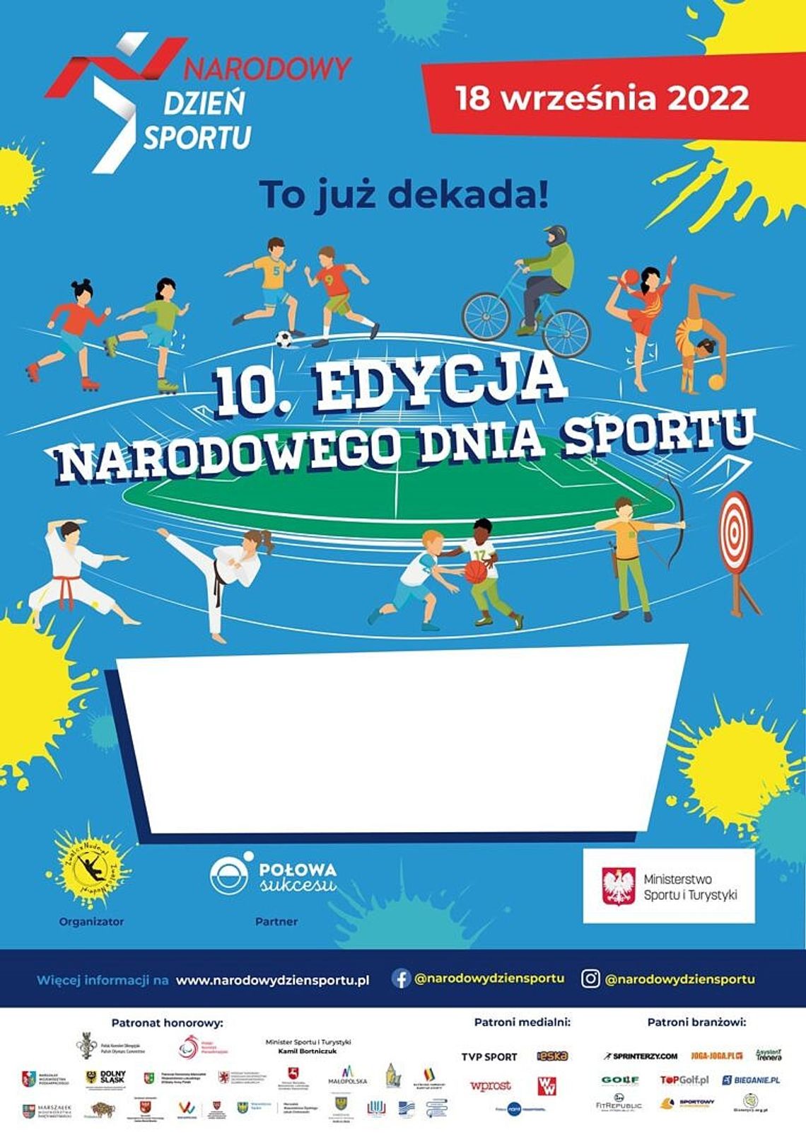 Narodowy Dzień Sportu w Kaliszu. Na wydarzenie przyjedzie znany artysta