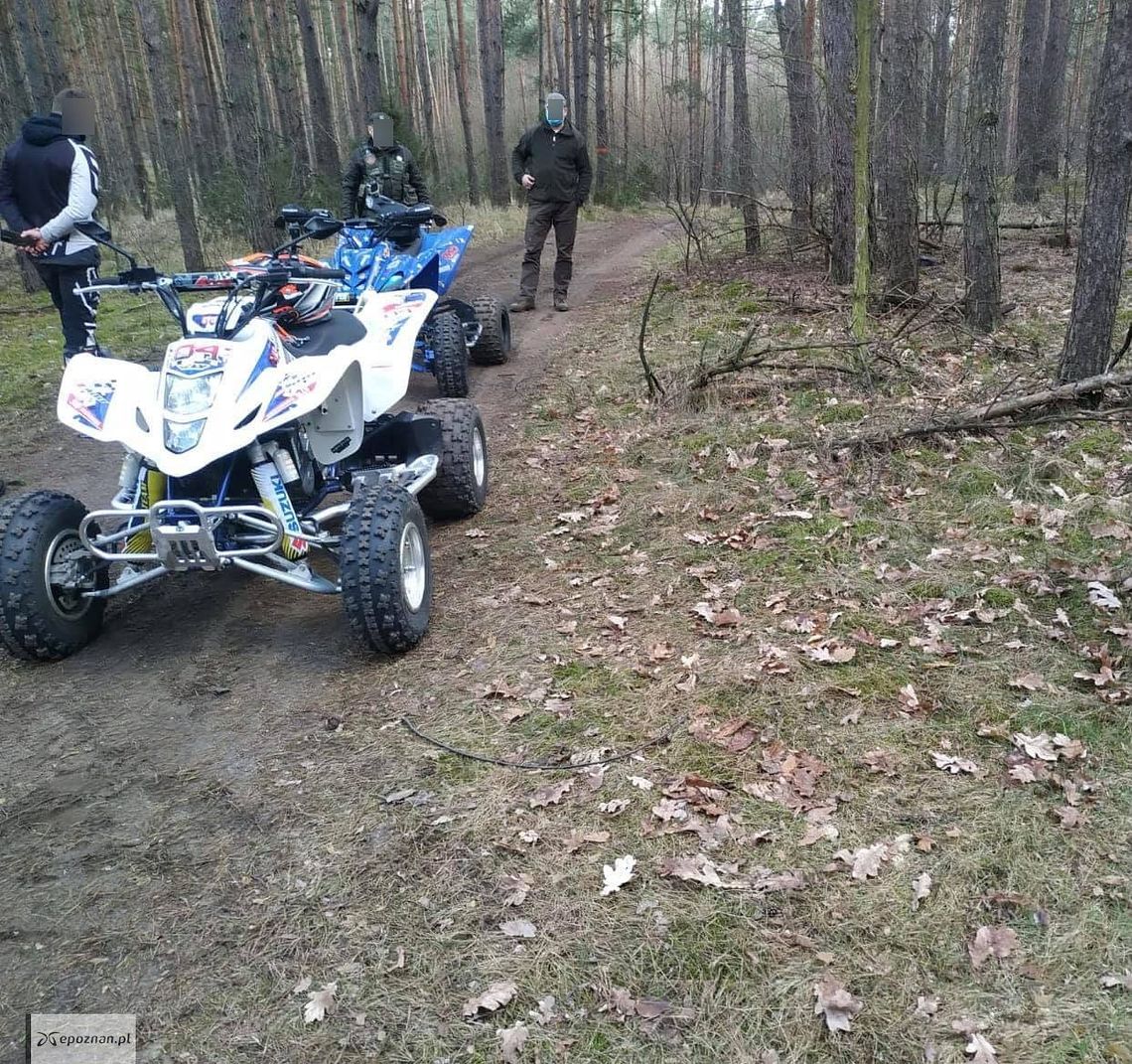 Nastolatek na quadzie. Policjanci zszokowani tym, co zrobił