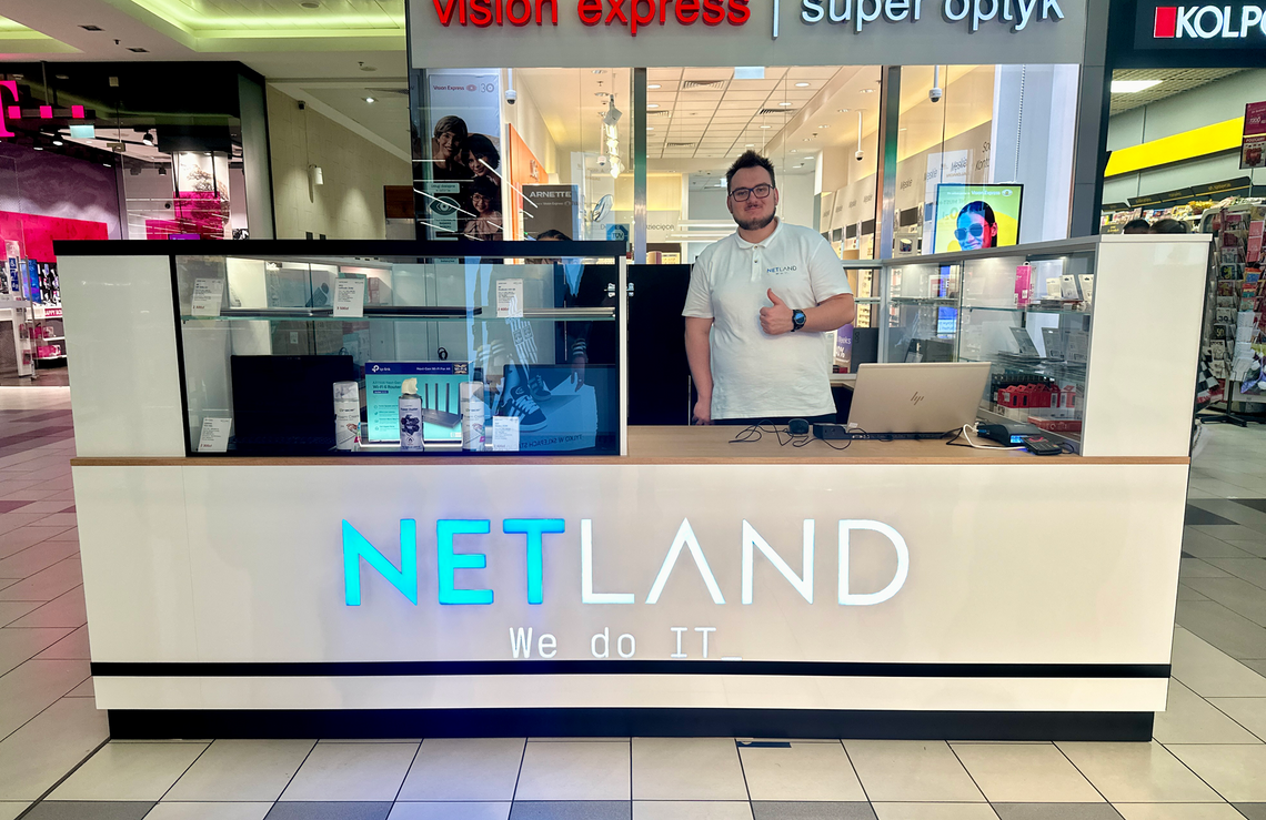 Netland Computers  w Galerii Amber - serwis i usługi komputerowe dla każdego!