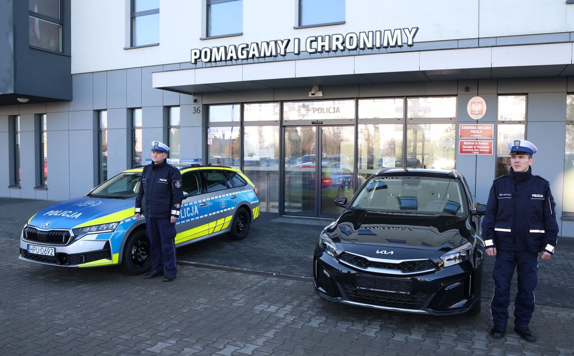 Nie ma Cupry, jest KIA i Skoda. NOWE RADIOWOZY dla kaliskiej policji