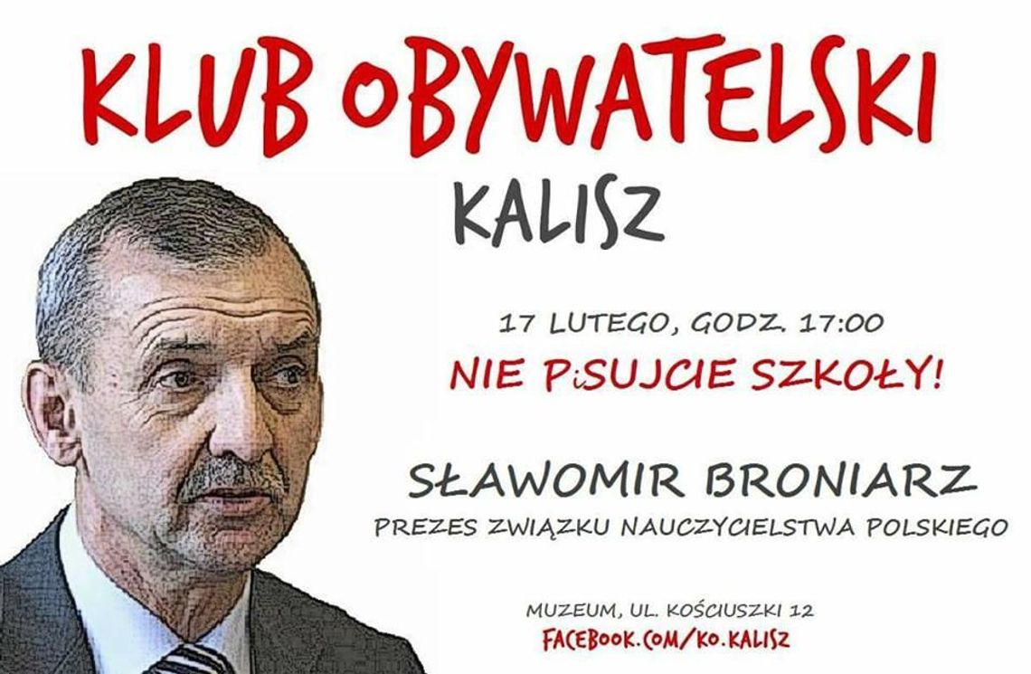 „Nie p(i)sujcie szkoły”. Spotkanie ze Sławomirem Broniarzem